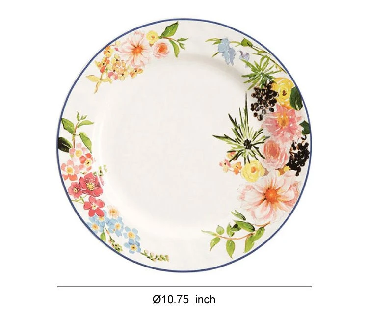 floral ceramic plates 2